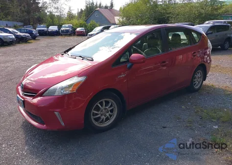 2013 Toyota Prius V Two из США, поврежденный, VIN JTDZN3EU7D3257070